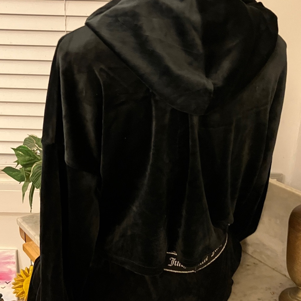 Juicy Couture Black Velour Track Suit - Picture 6 of 9